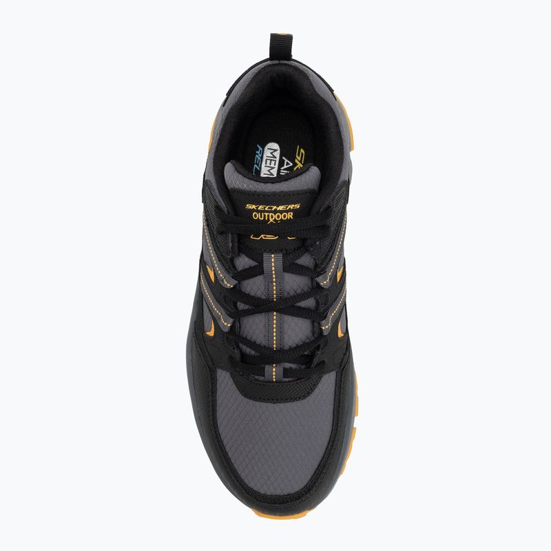 Кросівки чоловічі SKECHERS D'Lux Journey black/yellow 5