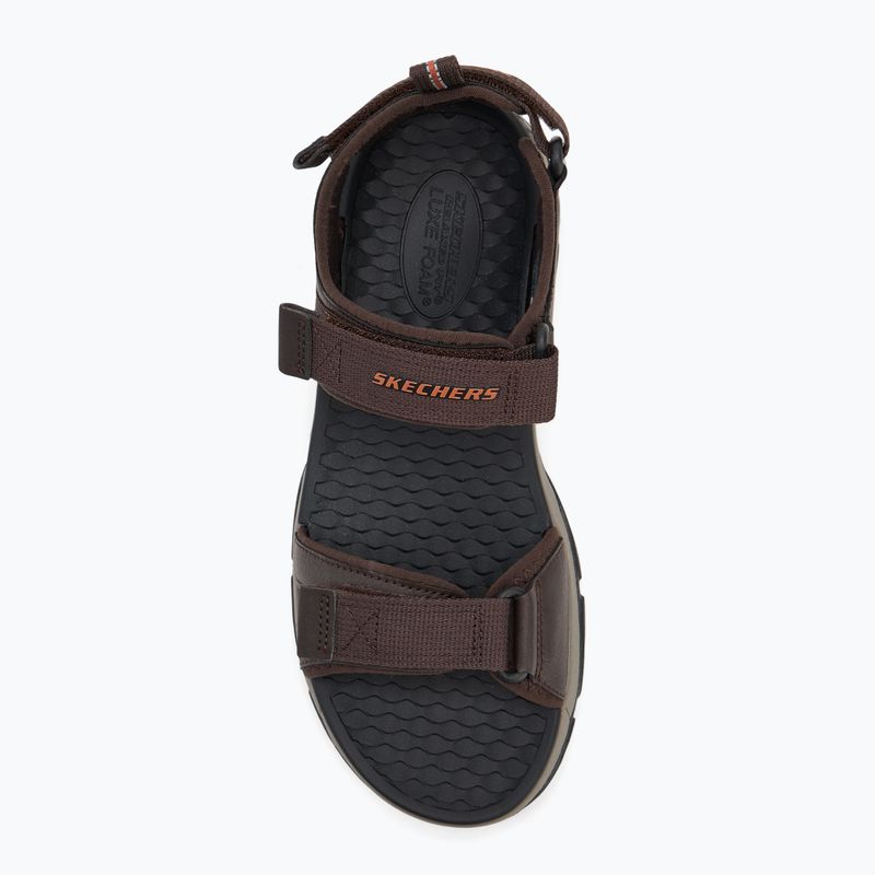 Сандалі чоловічі SKECHERS Tresmen Ryer chocolate 5