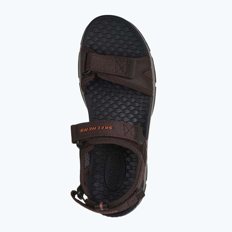 Сандалі чоловічі SKECHERS Tresmen Ryer chocolate 4