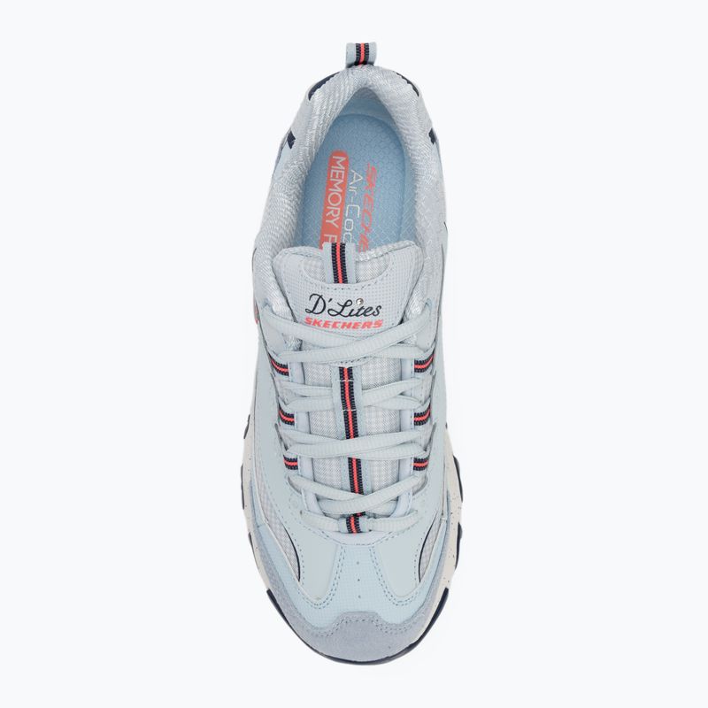 Кросівки жіночі SKECHERS D'Lites Bold Views light blue/multi 5