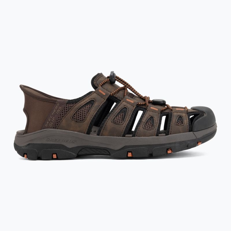 Сандалі чоловічі SKECHERS Tresmen Norvick brown 2