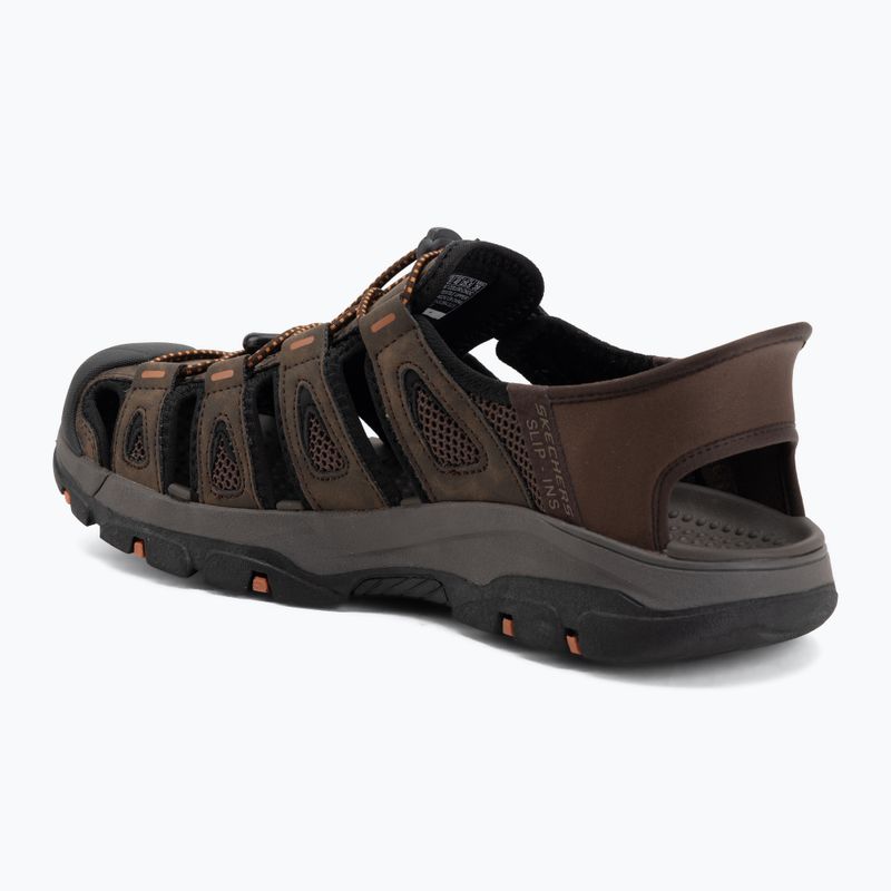Сандалі чоловічі SKECHERS Tresmen Norvick brown 3
