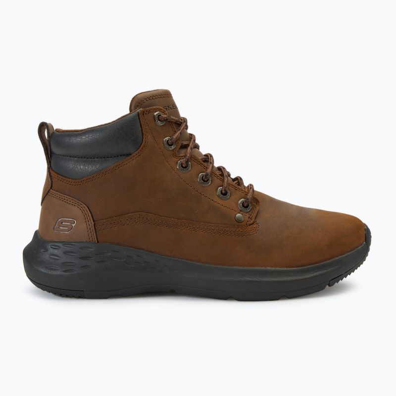 Кросівки чоловічі SKECHERS Parson Ederic dark brown 2