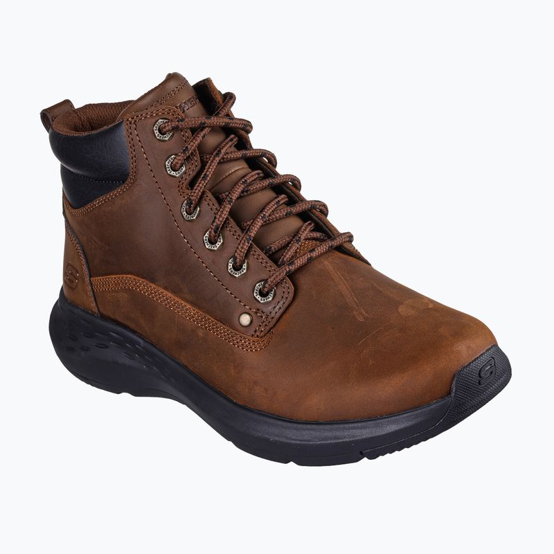 Кросівки чоловічі SKECHERS Parson Ederic dark brown 8