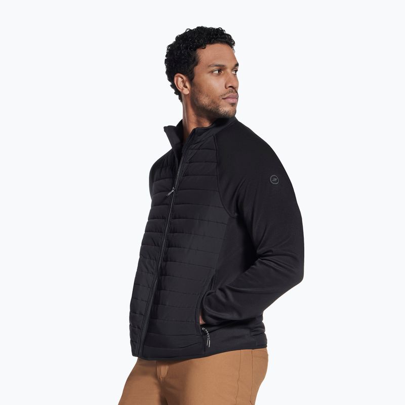 Куртка гібридна чоловіча SKECHERS The Hoodless Hybrid black 3