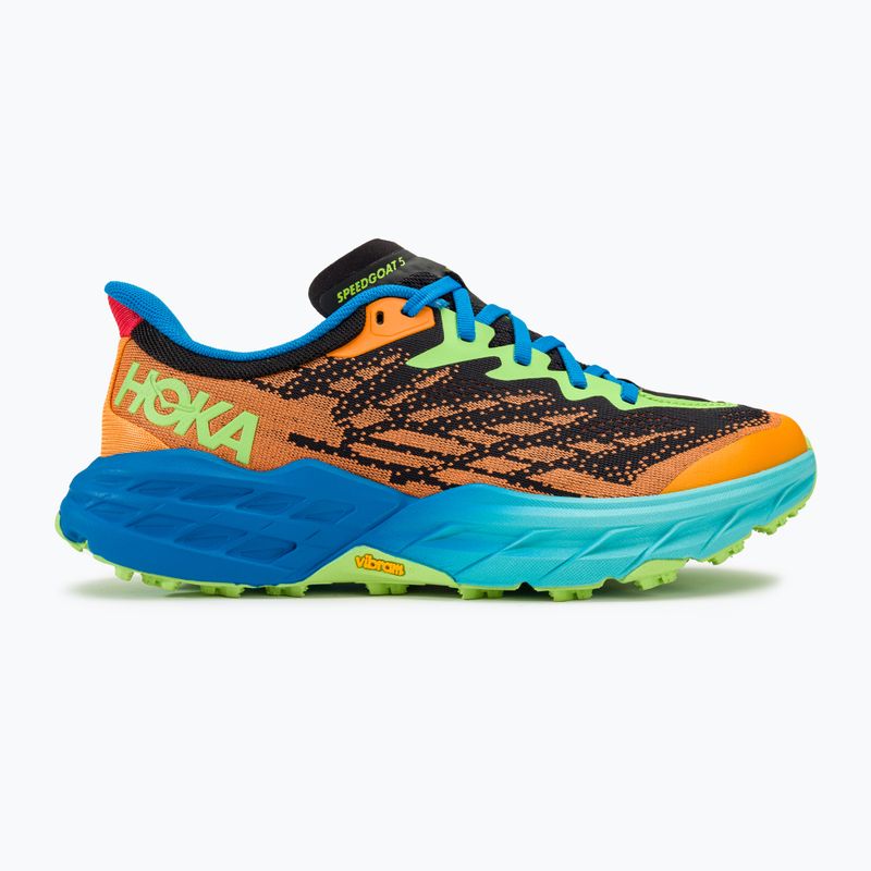 Кросівкі для бігу чоловічі HOKA Speedgoat 5 solar flare/diva blue 2