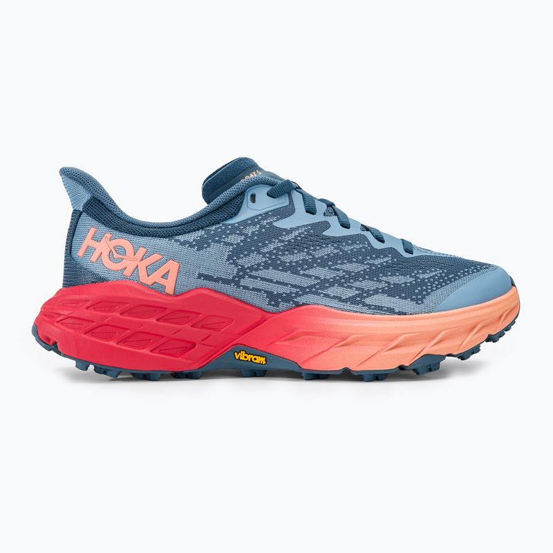 Жіночі бігові кросівки HOKA Speedgoat 5 real teal/papaya 2