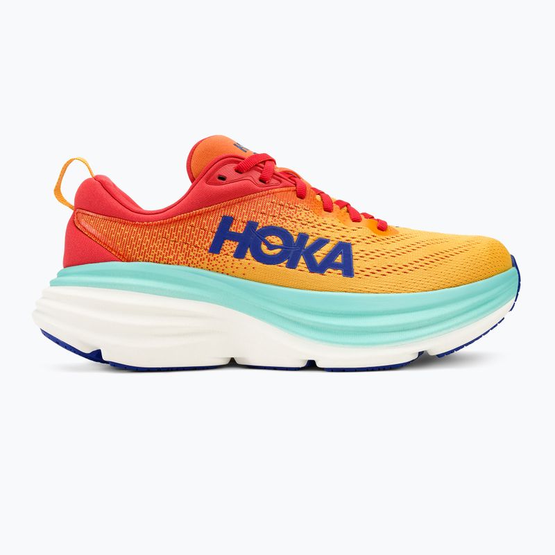 Кросівкі для бігу чоловічі HOKA Bondi 8 cerise/cloudless 2