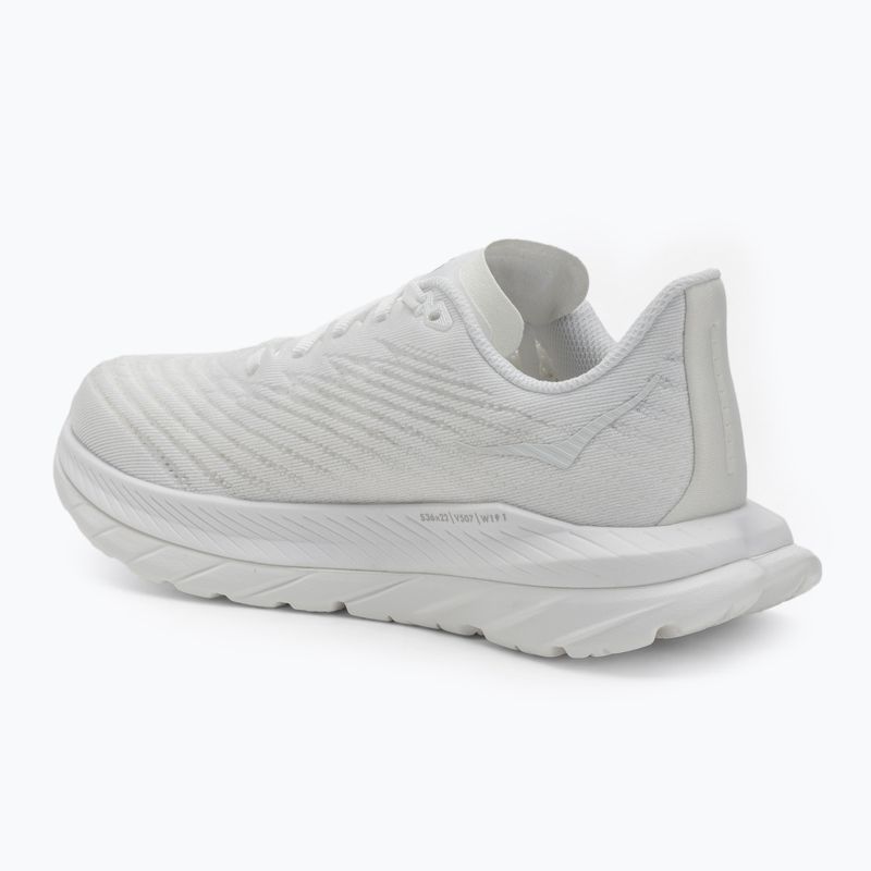 Кросівки для бігу жіночі HOKA Mach 5 white/white 3
