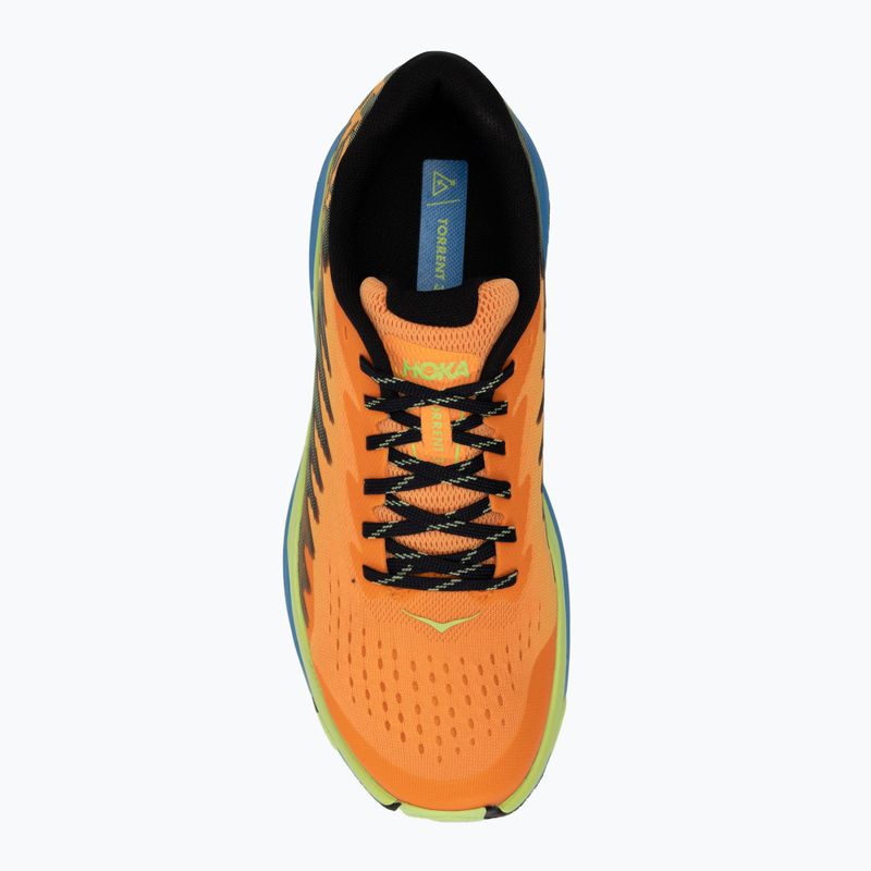 Кросівкі для бігу чоловічі HOKA Torrent 3 solar flare/lettuce 5
