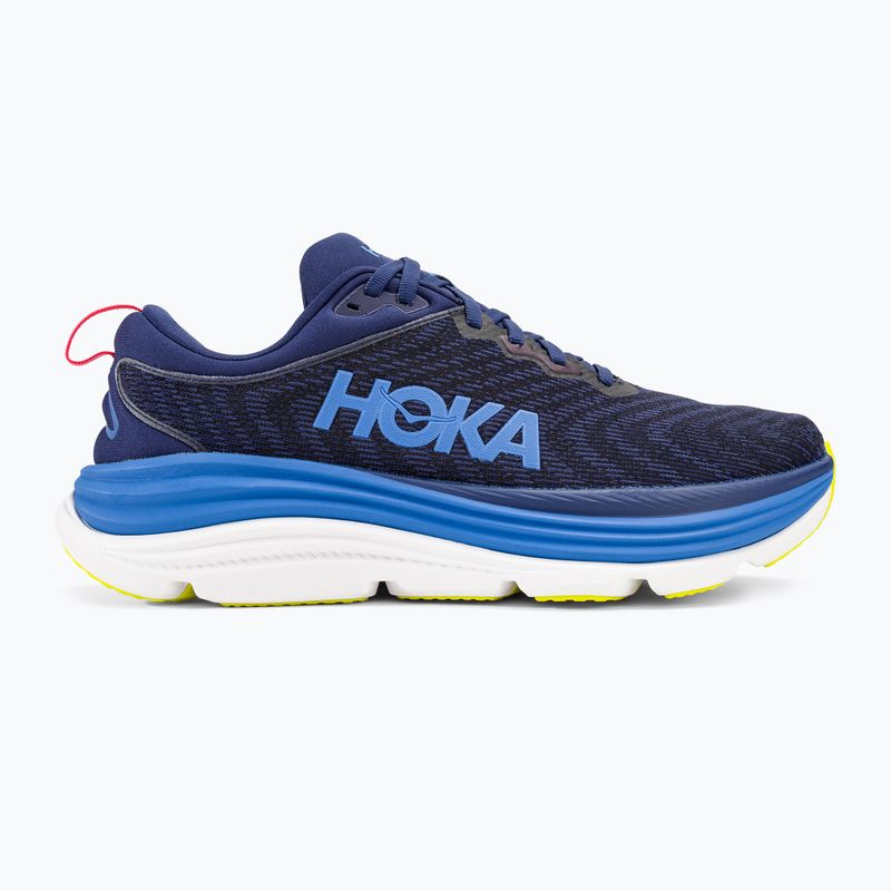 Кросівкі для бігу чоловічі HOKA Gaviota 5 bellwether blue/evening sky 2