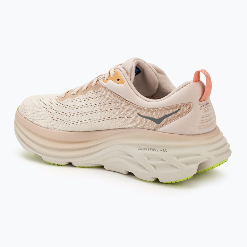 Кросівкі для бігу жіночі HOKA Bondi 8 cream/vanilla 3