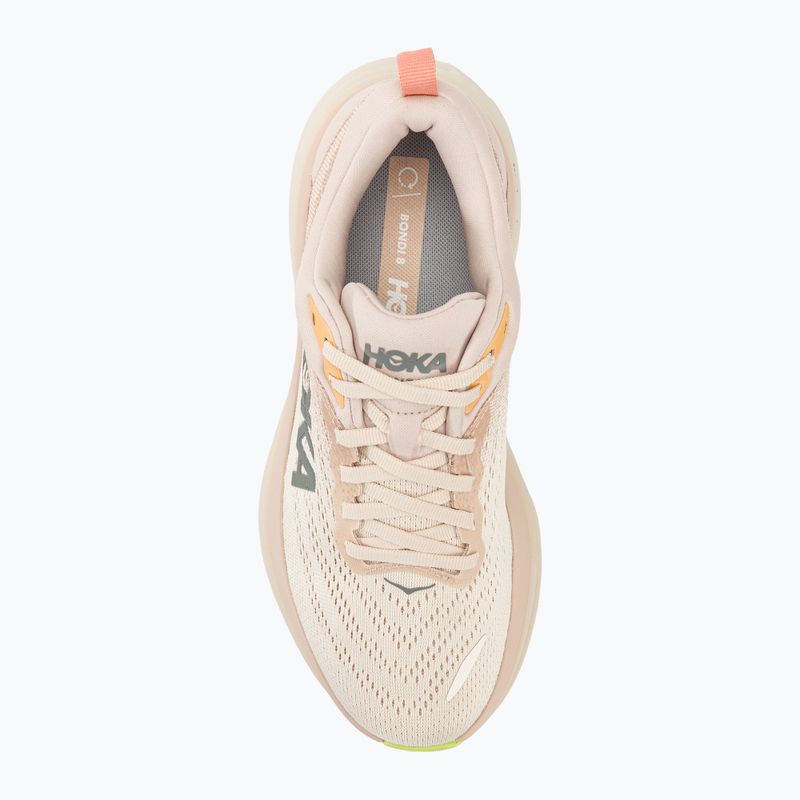 Кросівкі для бігу жіночі HOKA Bondi 8 cream/vanilla 5