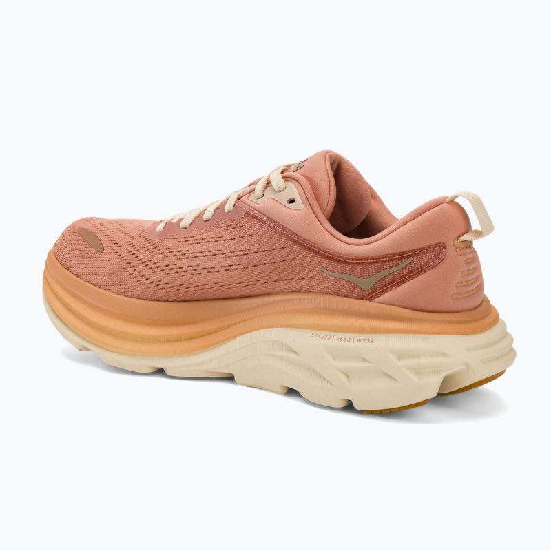 Кросівкі для бігу жіночі HOKA Bondi 8 sandstone/cream 3