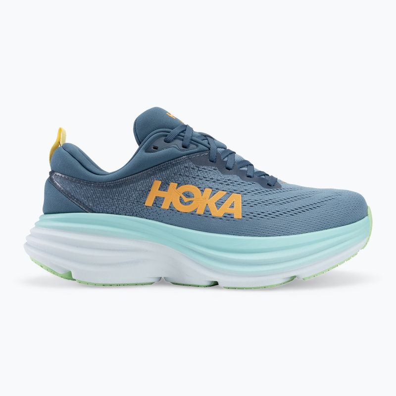 Кросівки для бігу чоловічі HOKA Bondi 8 Wide real teal/shadow 2