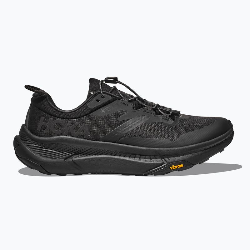 Кросівкі для бігу чоловічі HOKA Transport GTX black/black 9