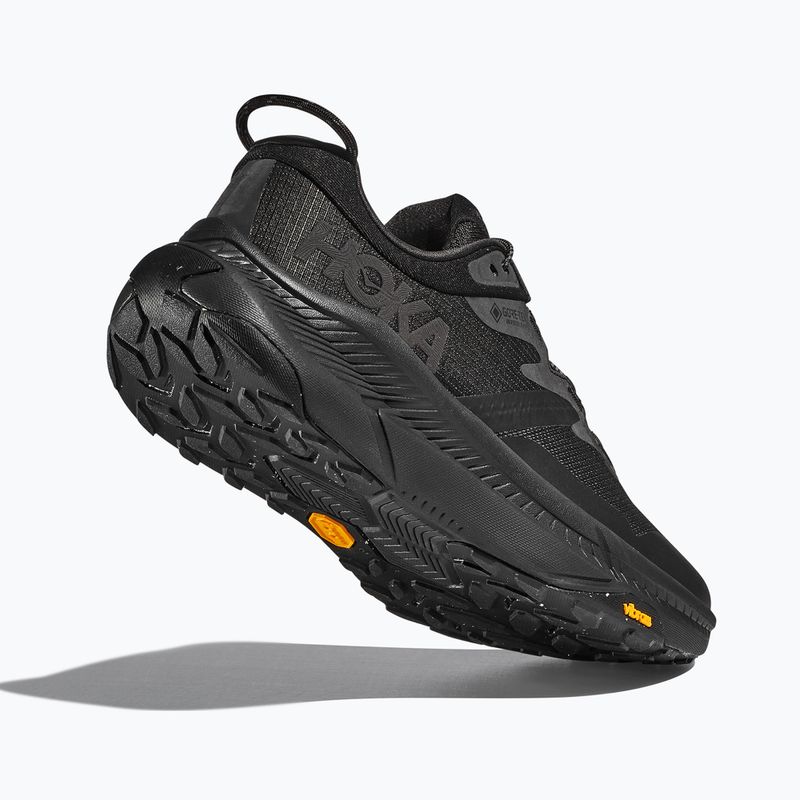 Кросівкі для бігу чоловічі HOKA Transport GTX black/black 12
