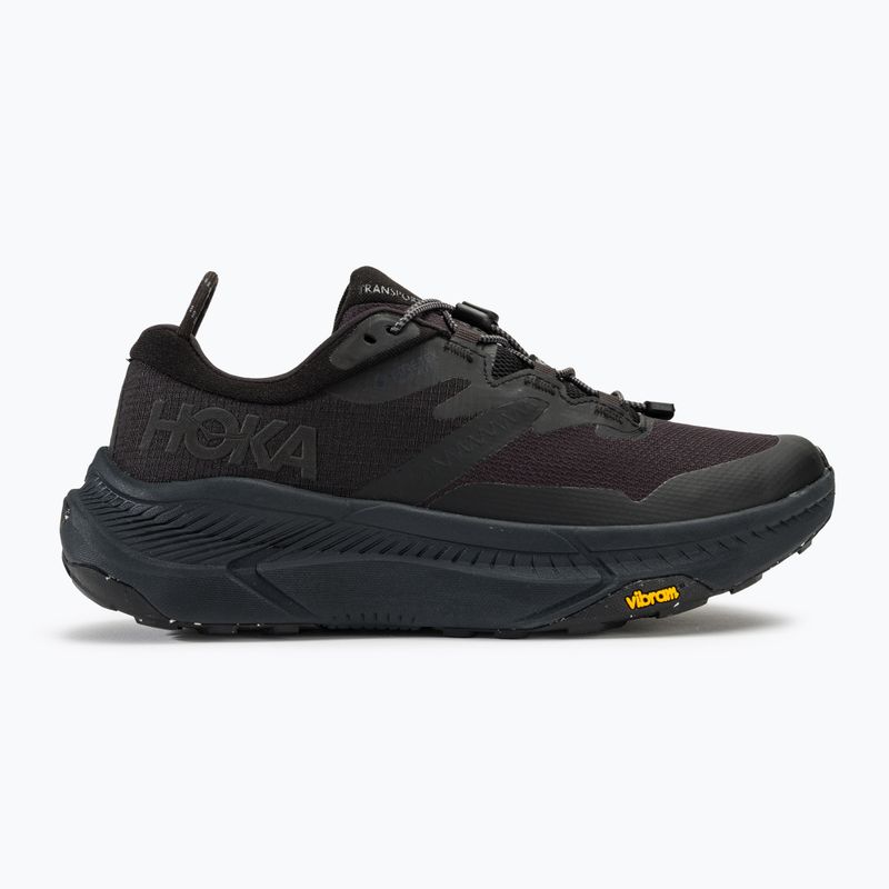 Кросівкі для бігу чоловічі HOKA Transport GTX black/black 2