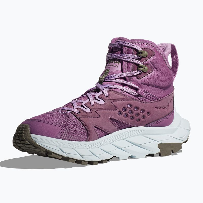 Кросівки туристичні жіночі HOKA Anacapa Breeze Mid amethyst/illusion 11