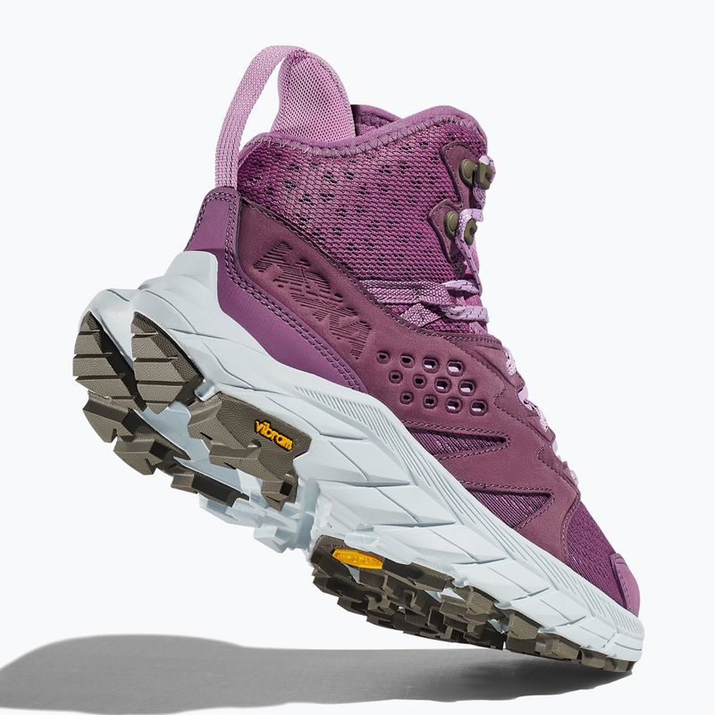 Кросівки туристичні жіночі HOKA Anacapa Breeze Mid amethyst/illusion 12