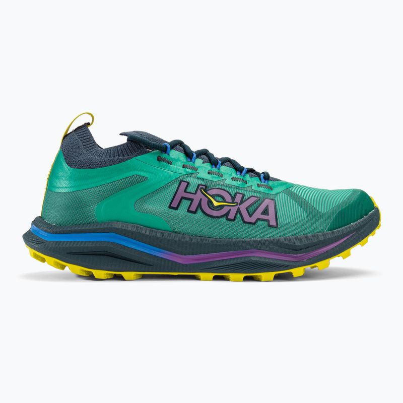 Кросівкі для бігу жіночі HOKA Zinal 2 tech green/strata 2