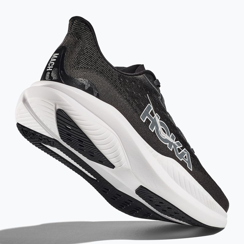 Кросівки для бігу жіночі HOKA Mach 6 black/white 4