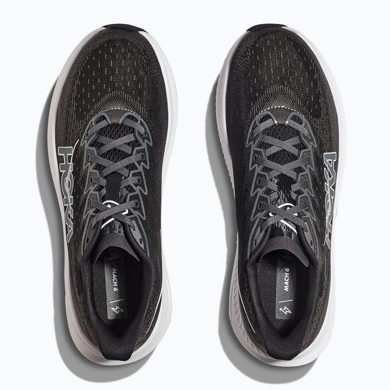 Кросівки для бігу жіночі HOKA Mach 6 black/white 6