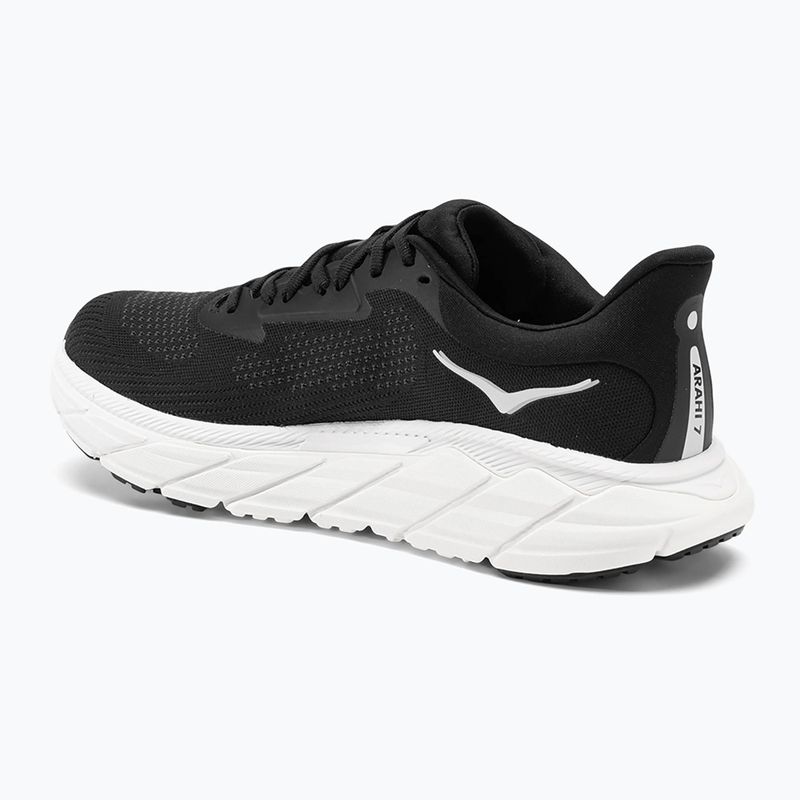 Кросівкі для бігу чоловічі HOKA Arahi 7 black/white 3