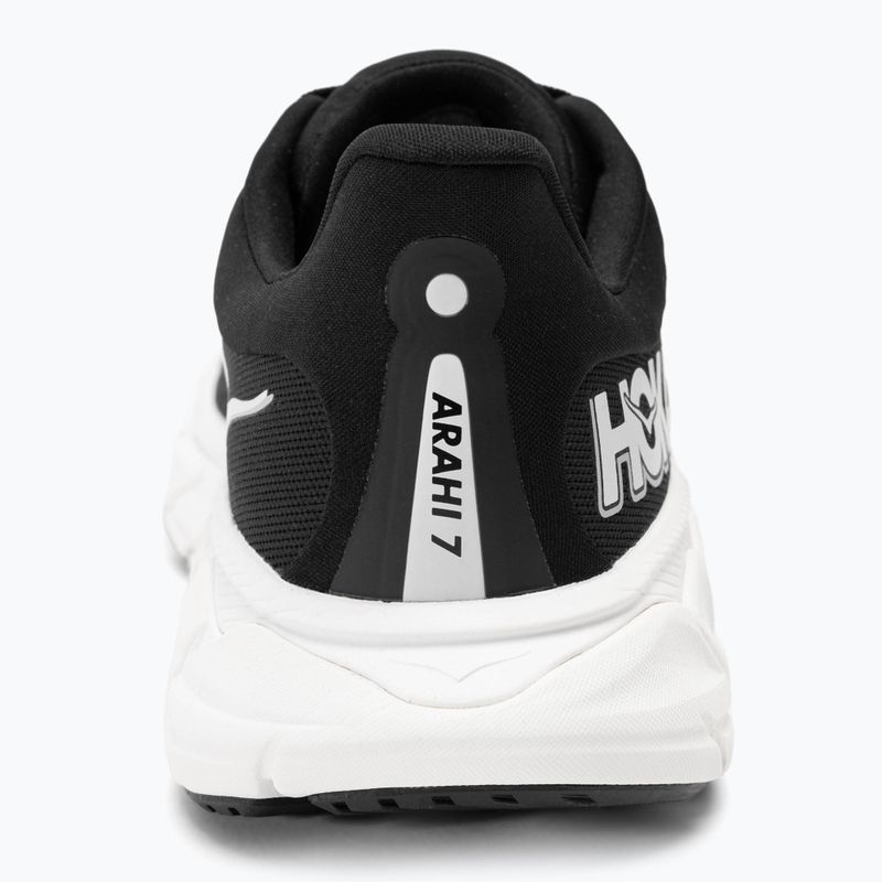 Кросівкі для бігу чоловічі HOKA Arahi 7 black/white 6