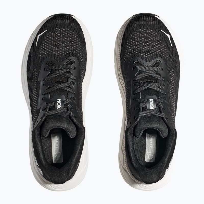 Кросівки для бігу жіночі HOKA Arahi 7 Wide black/white 14