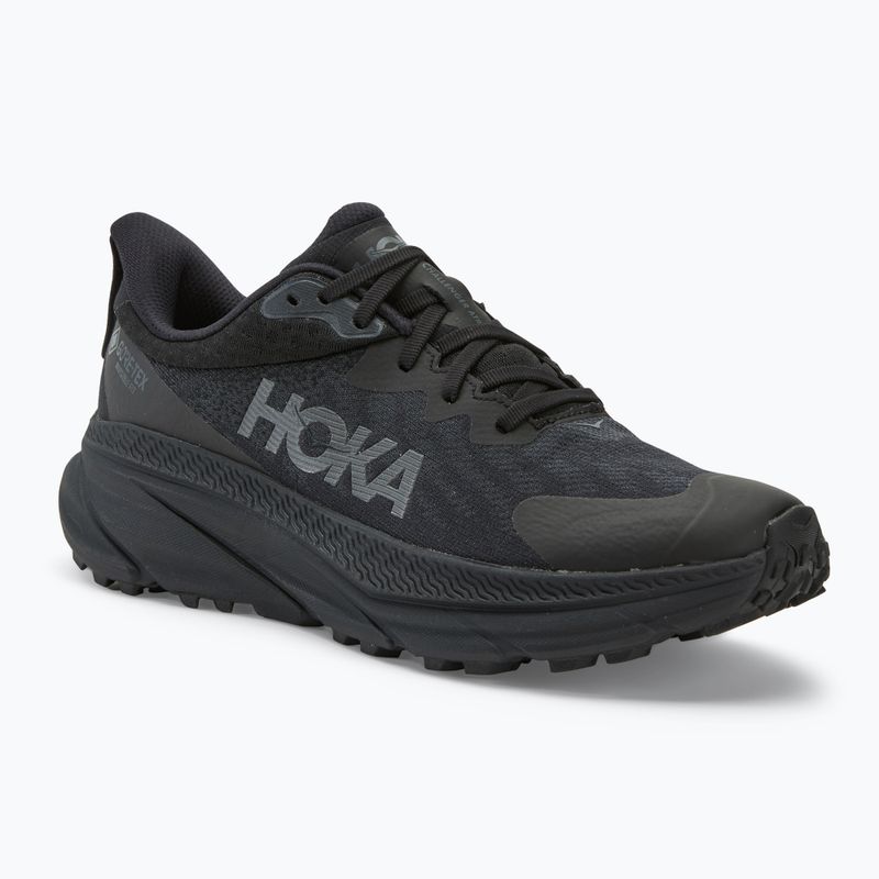 Кросівки для бігу чоловічі HOKA Challenger 7 GTX black/black