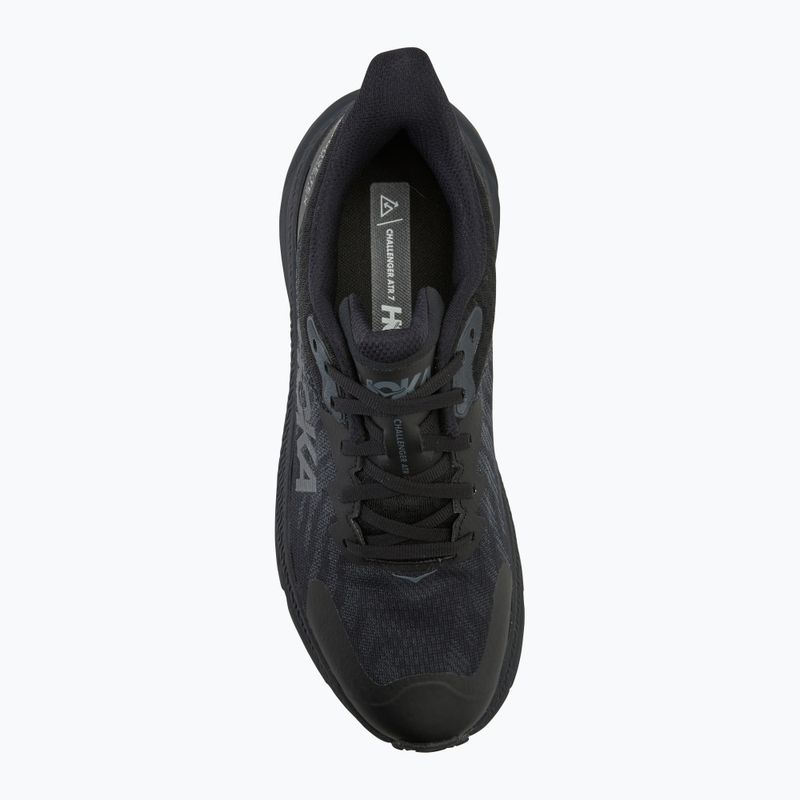 Кросівки для бігу чоловічі HOKA Challenger 7 GTX black/black 5