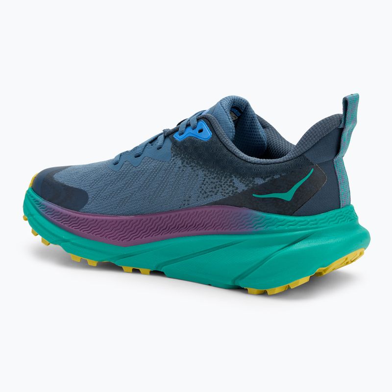 Кросівки для бігу чоловічі HOKA Challenger 7 GTX real teal/tech green 3