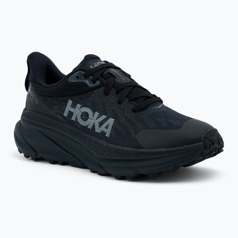 Кросівки для бігу жіночі HOKA Challenger 7 GTX black/black