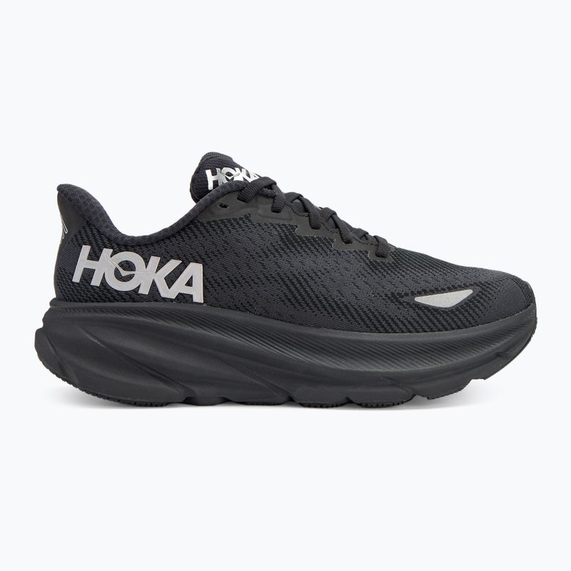 Кросівки для бігу чоловічі HOKA Clifton 9 GTX black/black 2