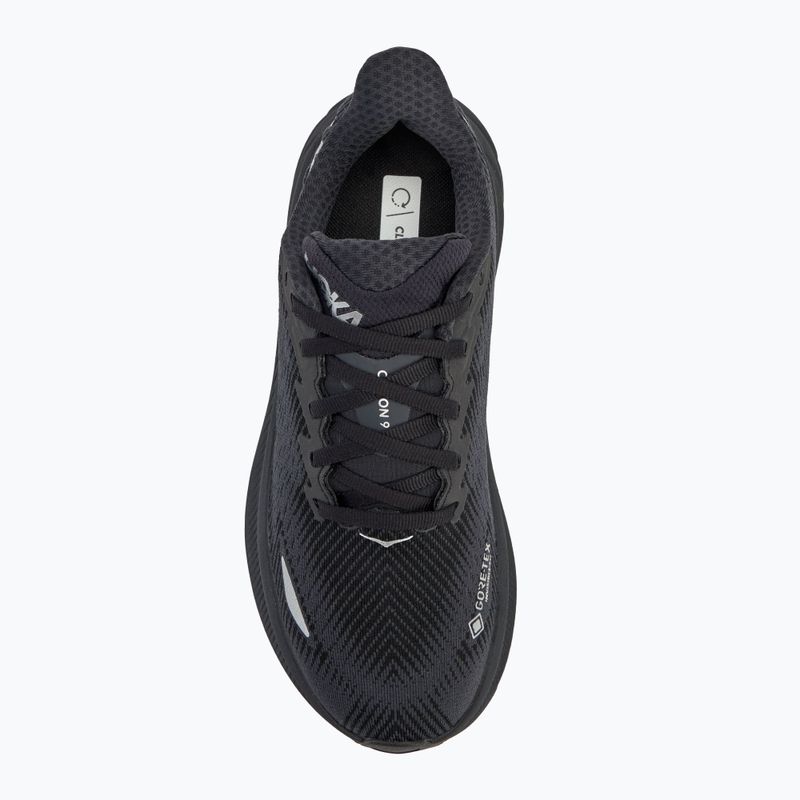 Кросівки для бігу жіночі HOKA Clifton 9 GTX black/black 5