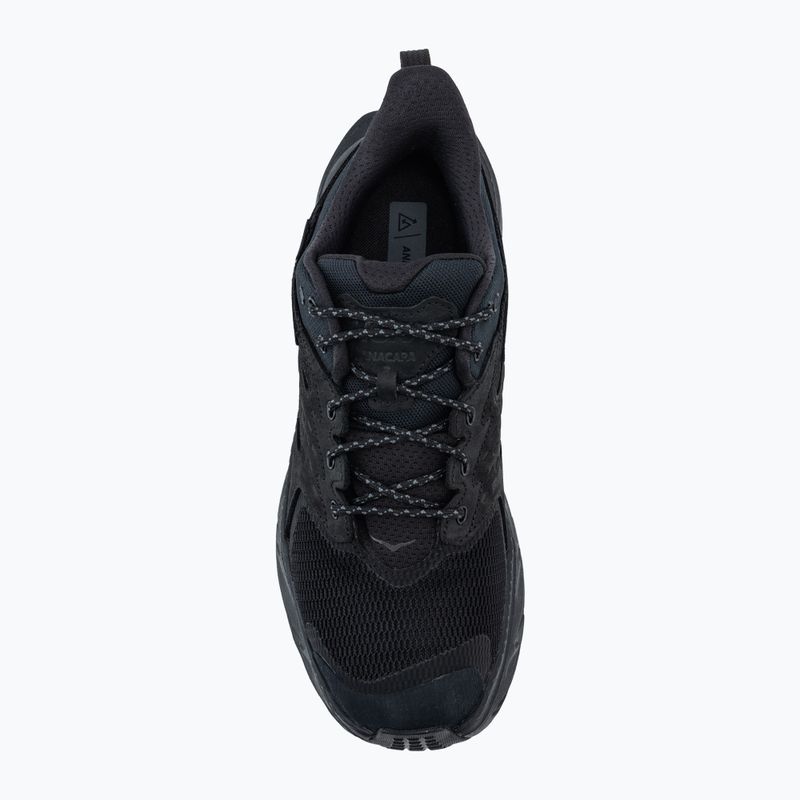 Черевики туристичні чоловічі HOKA Anacapa 2 Low GTX black/black 5