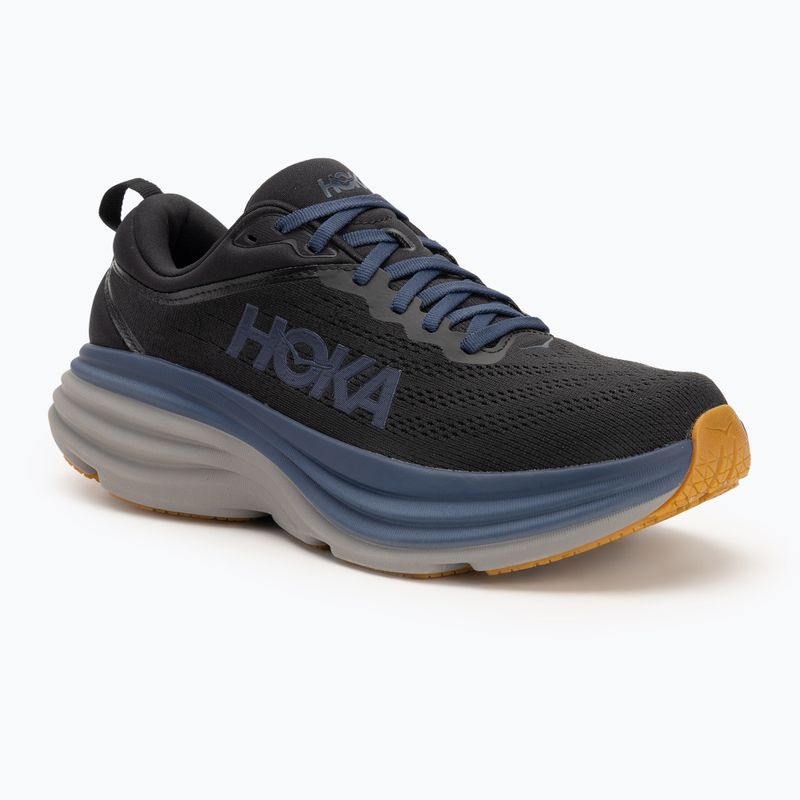 Кросівки для бігу чоловічі HOKA Bondi 8 black/ironore