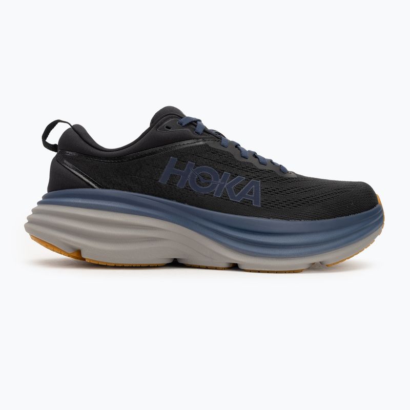Чоловічі кросівки HOKA Bondi 8 black/ironore 2