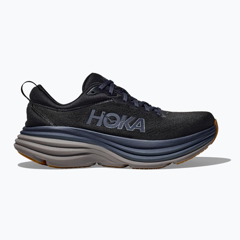 Кросівки для бігу чоловічі HOKA Bondi 8 black/ironore 2
