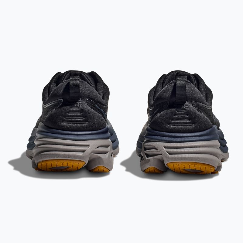 Кросівки для бігу чоловічі HOKA Bondi 8 black/ironore 4