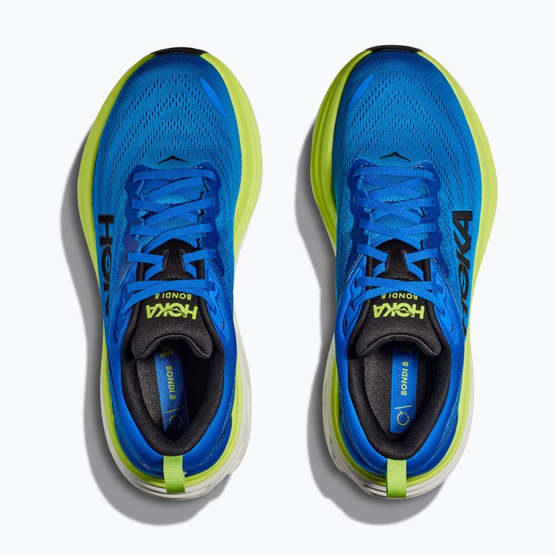 Кросівки для бігу чоловічі HOKA Bondi 8 electric cobalt/lettuce 8