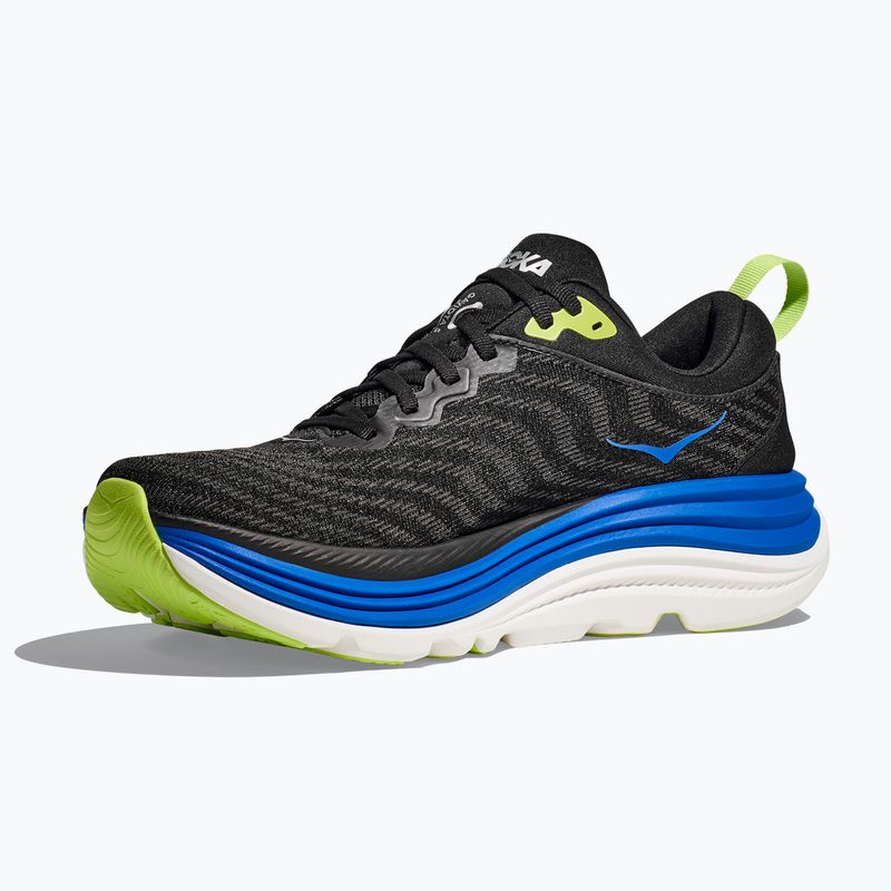 Кросівки для бігу чоловічі HOKA Gaviota 5 black/electric cobalt 12