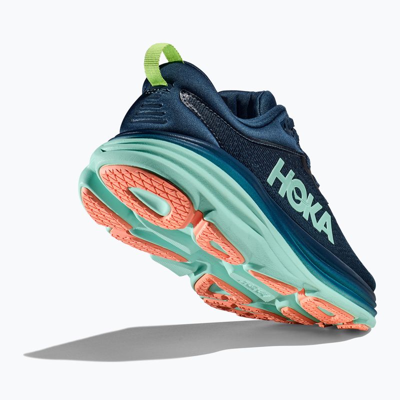 Кросівки для бігу жіночі HOKA Bondi 8 midnight/seafoam 13