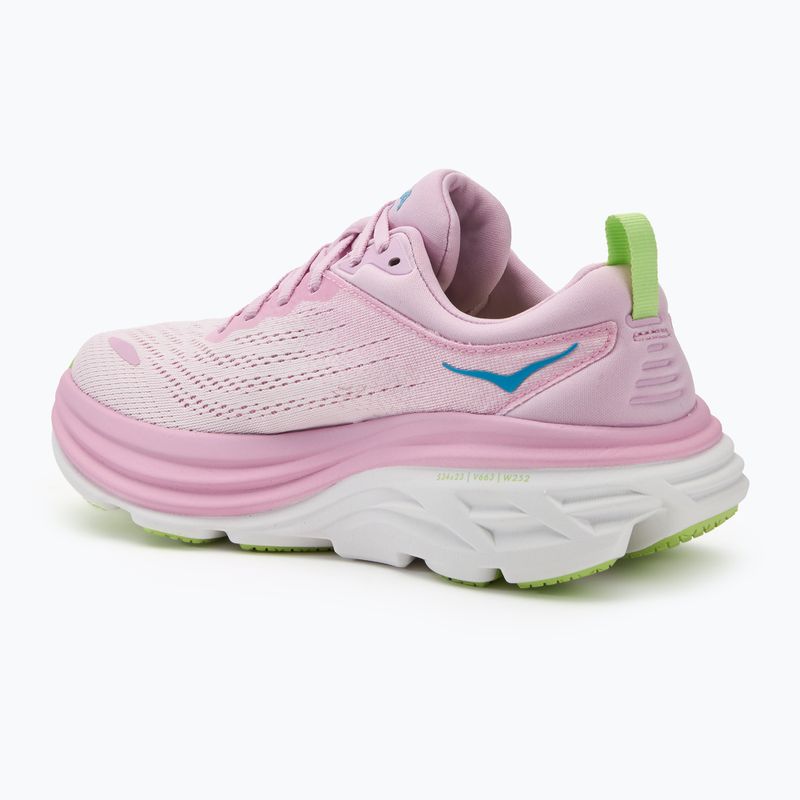 Кросівки для бігу жіночі HOKA Bondi 8 pink twilight/waterpark 3