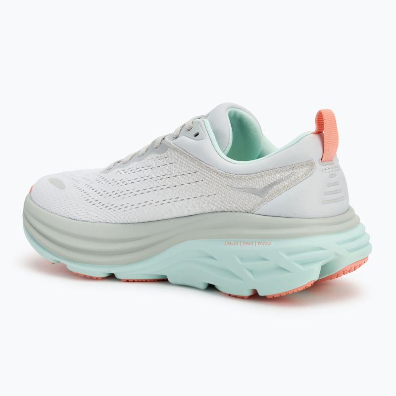 Кросівки для бігу жіночі HOKA Bondi 8 stardust/aqua breeze 3