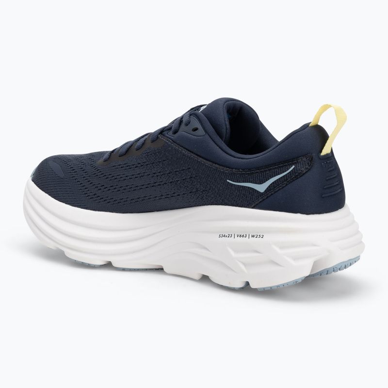 Кросівки для бігу жіночі HOKA Bondi 8 varsity navy/white 3