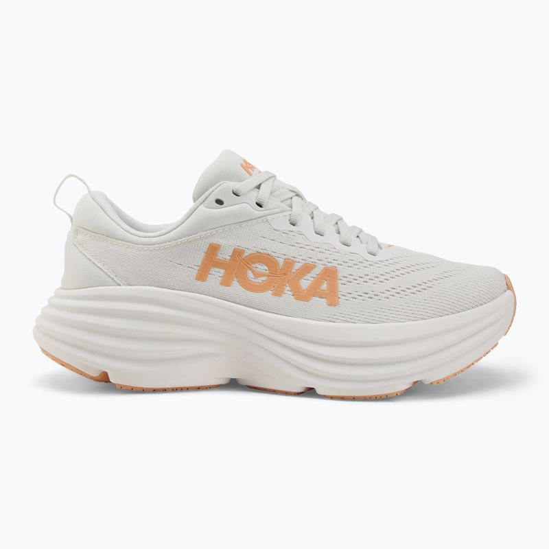 Кросівки для бігу жіночі HOKA Bondi 8 white/cantaloupe 2