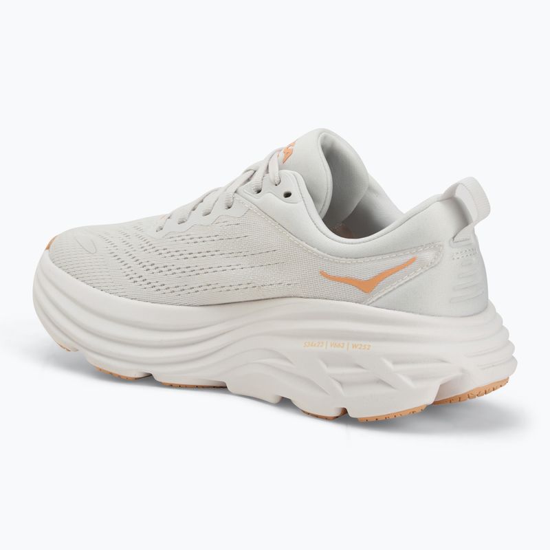 Кросівки для бігу жіночі HOKA Bondi 8 white/cantaloupe 3