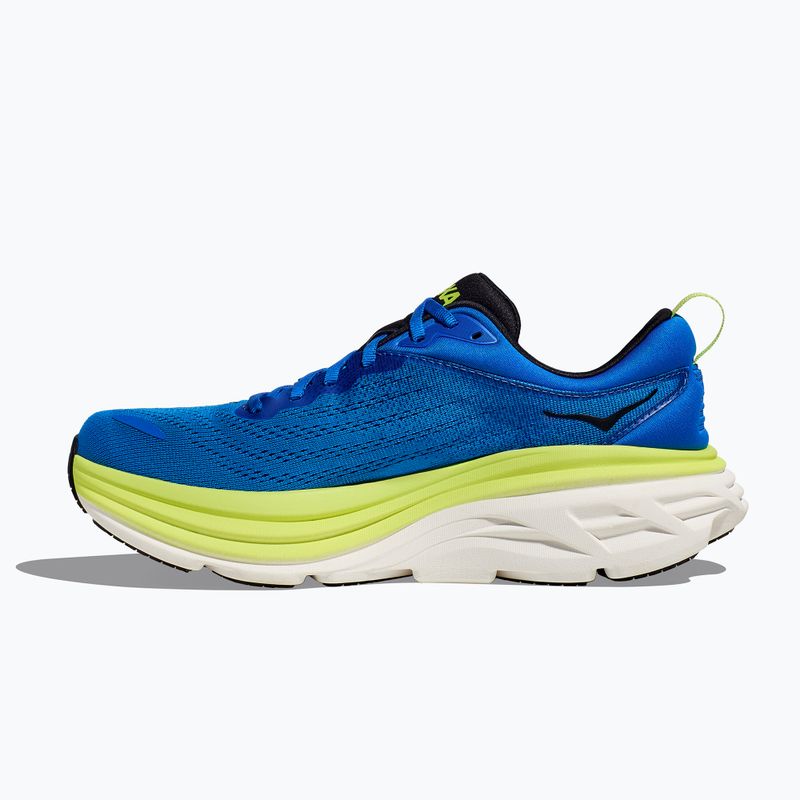 Кросівки для бігу чоловічі HOKA Bondi 8 Wide electric cobalt/lettuce 3